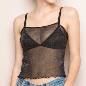 ~sold~ BRANDY MELVILLE SPARKLY TANK TOP
